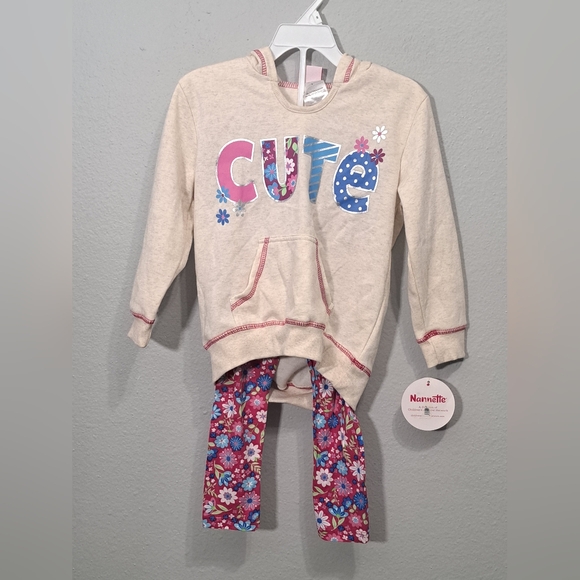 Nannette Two-Piece Set features an adorable and cozy hoodie sweater, Size Small. - Picture 12 of 14